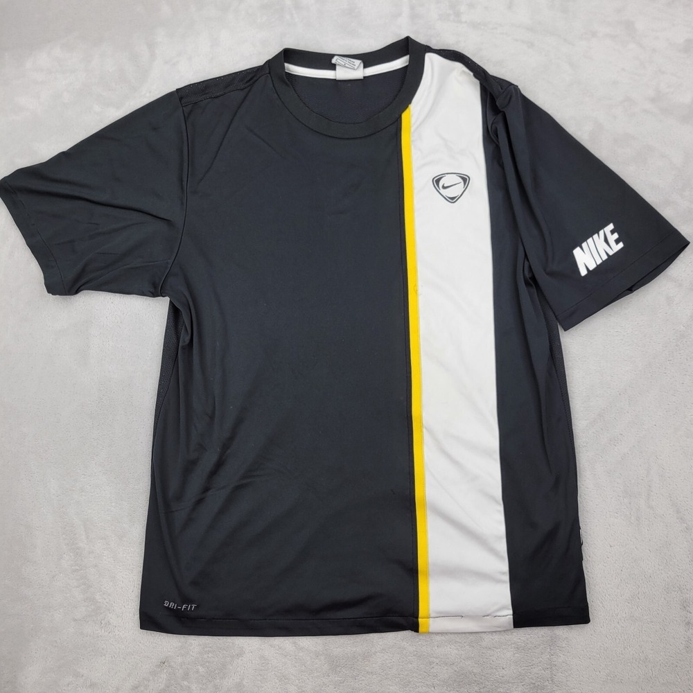 Nike Shirt Men Medium Vintage DriFit Performance Workout Training Jersey Adult M